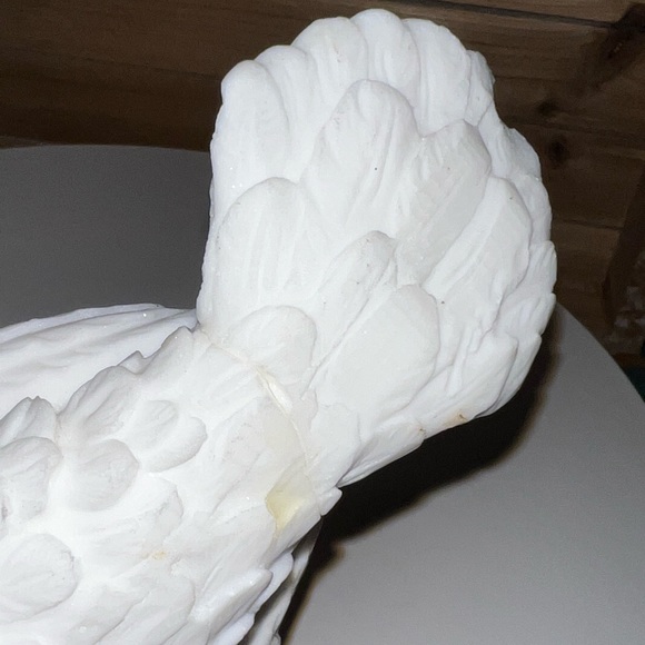 Vintage Hand Carved Ceramic Alabaster Doves - Picture 14 of 15